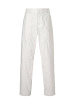 A product shot of the A-POC ABLE ISSEY MIYAKE TYPE U 001 trousers in ice grey (10).