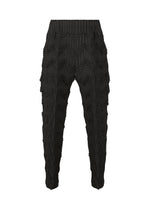A product shot of the A-POC ABLE ISSEY MIYAKE TYPE O 019 trousers in black (15).