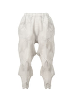 A product shot of the A-POC ABLE ISSEY MIYAKE TYPE O 010 trousers in white-hued (06).