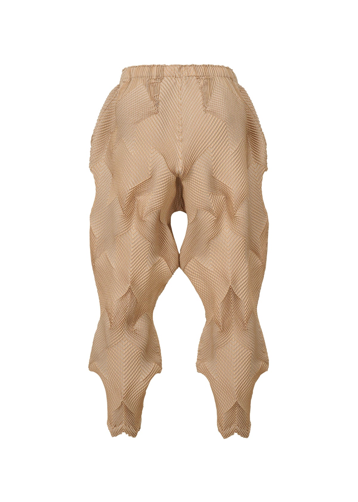A detail shot of the A-POC ABLE ISSEY MIYAKE TYPE O 010 trousers.