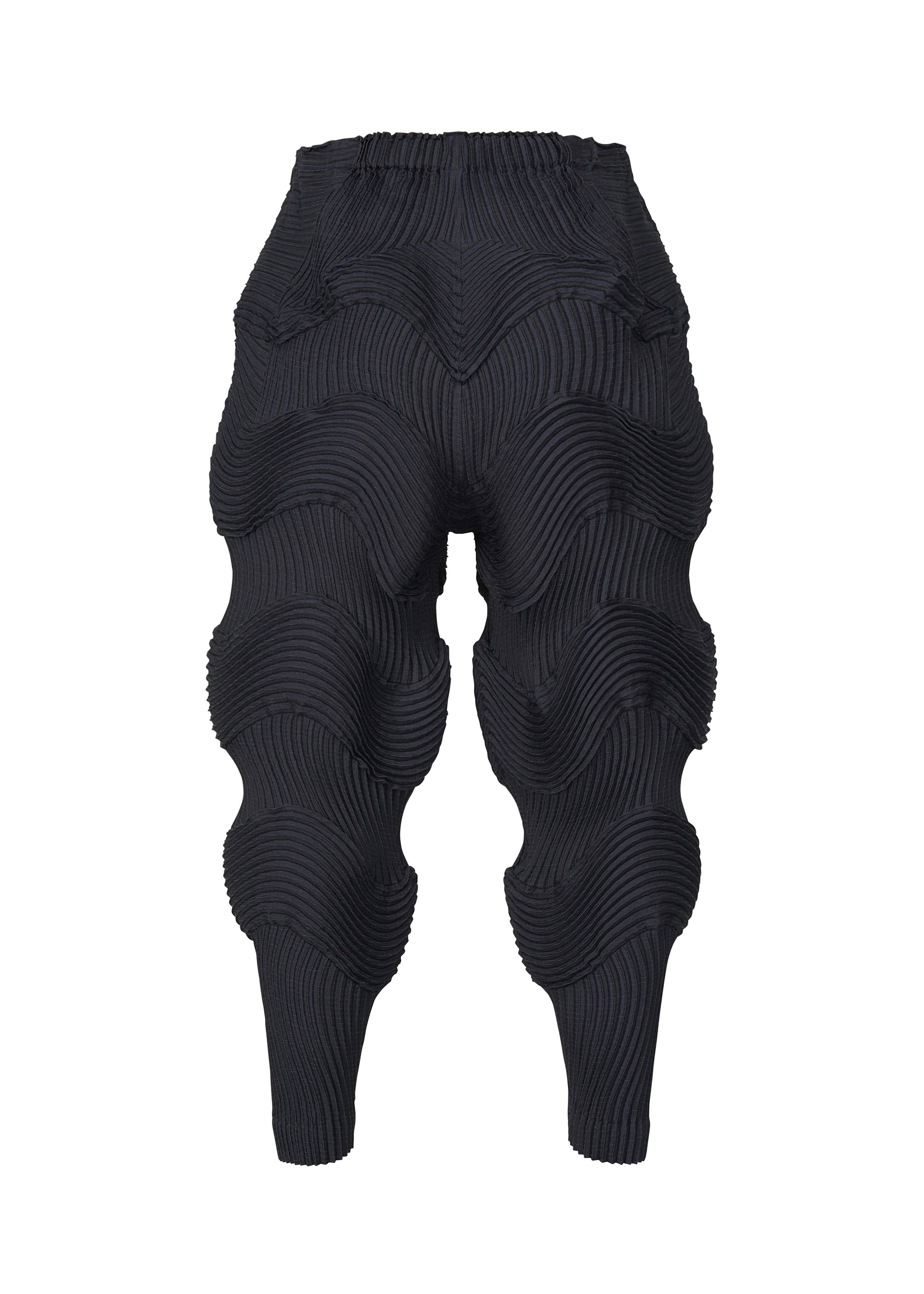 A detail shot of the A-POC ABLE ISSEY MIYAKE TYPE O 004 trousers.