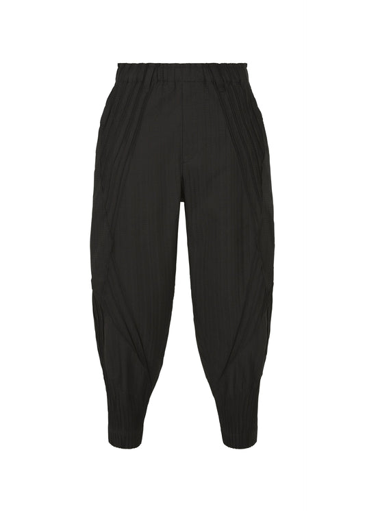 A product shot of the A-POC ABLE ISSEY MIYAKE TYPE S 001 2 trousers in black-hued (17).