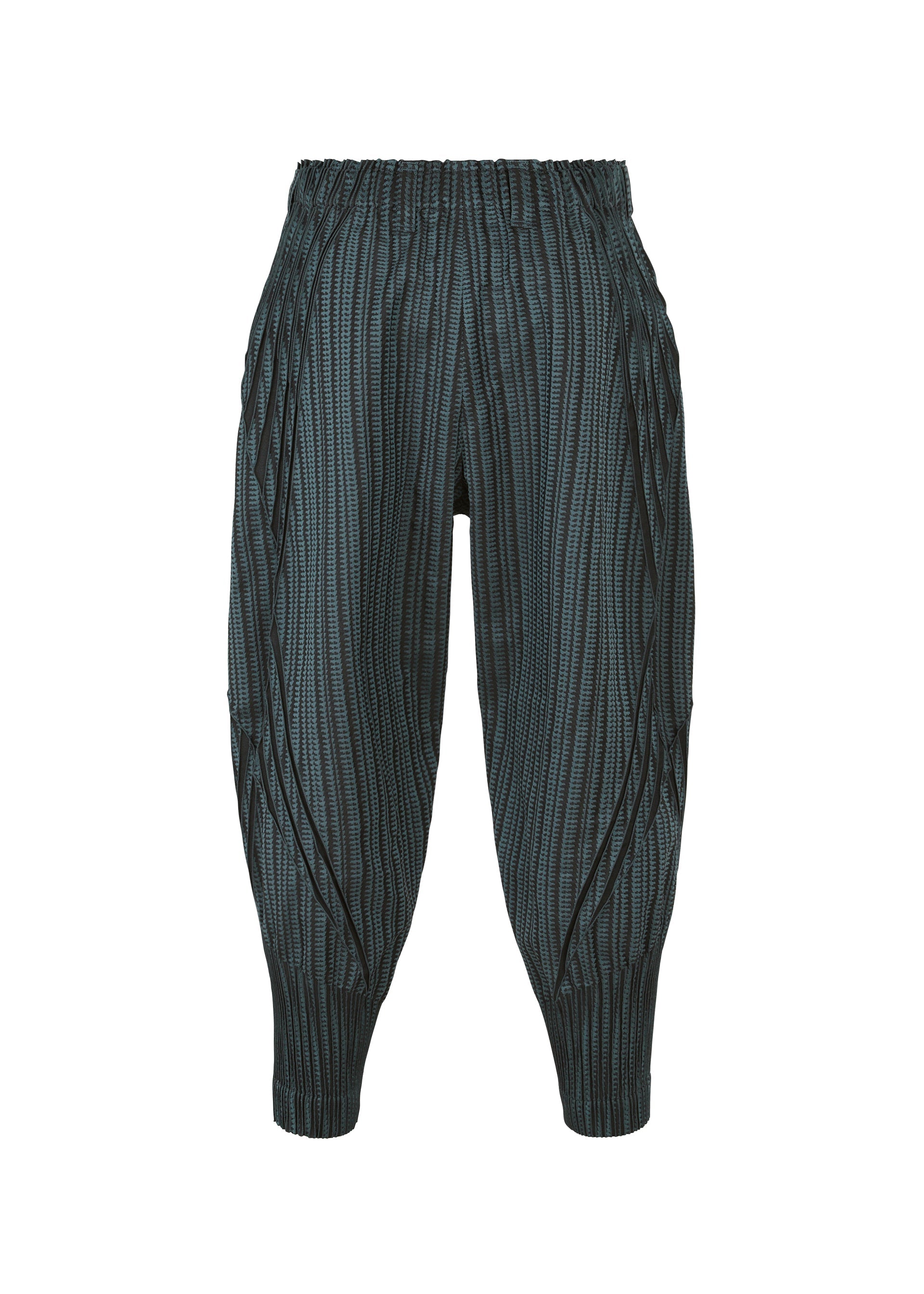 A detail shot of the A-POC ABLE ISSEY MIYAKE TYPE S 001 2 trousers.