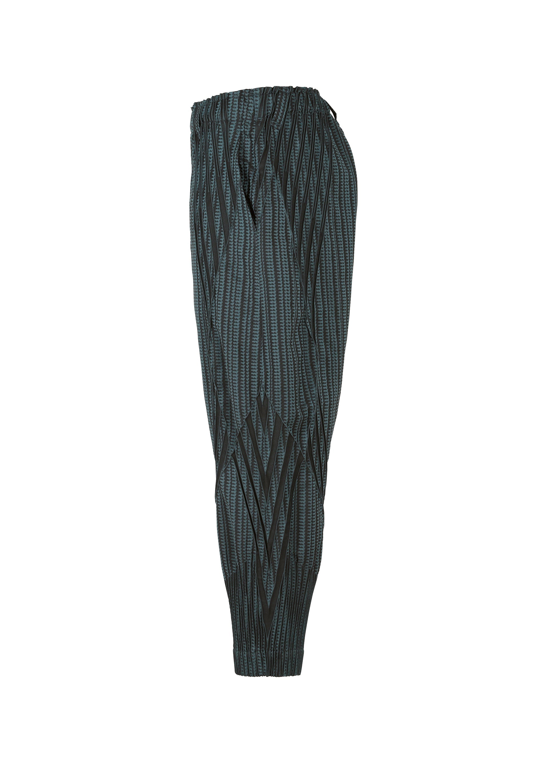 A detail shot of the A-POC ABLE ISSEY MIYAKE TYPE S 001 2 trousers.