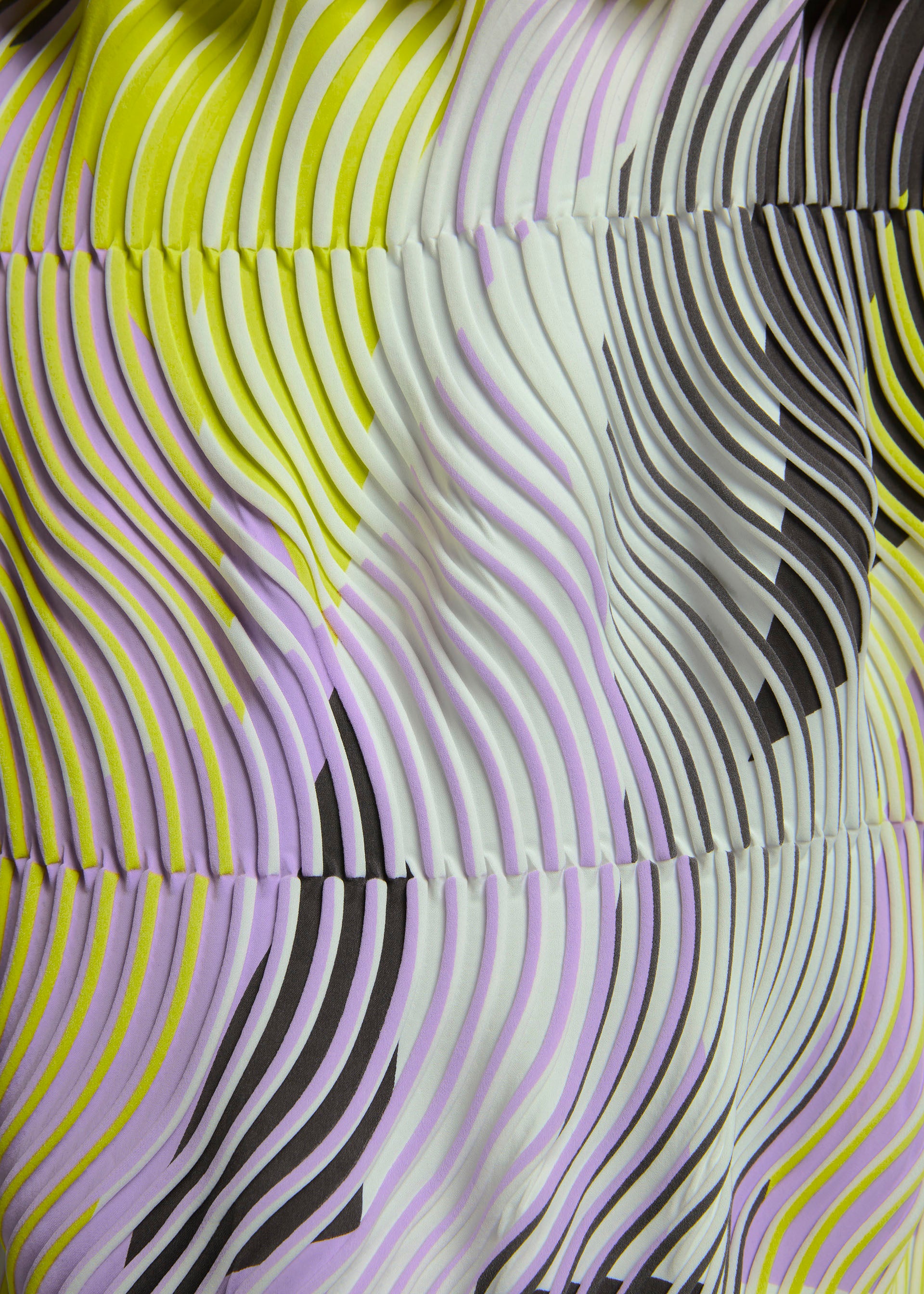 TYPE-P 001 Skirt Purple x Light Yellow