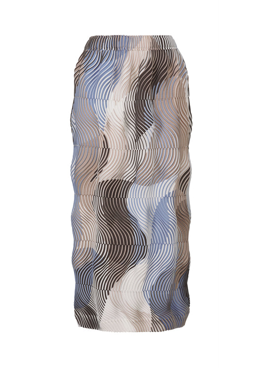 TYPE-P 001 Skirt Brown x Light Blue