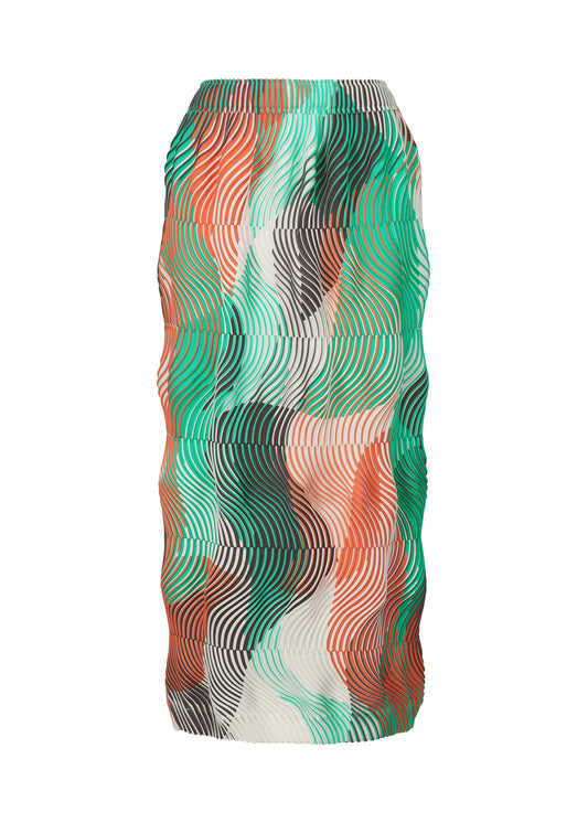 TYPE-P 001 Skirt Green x Orange