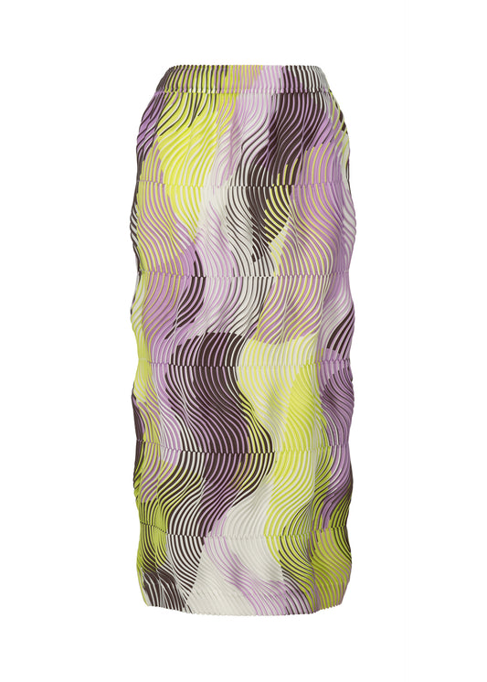 TYPE-P 001 Skirt Purple x Light Yellow