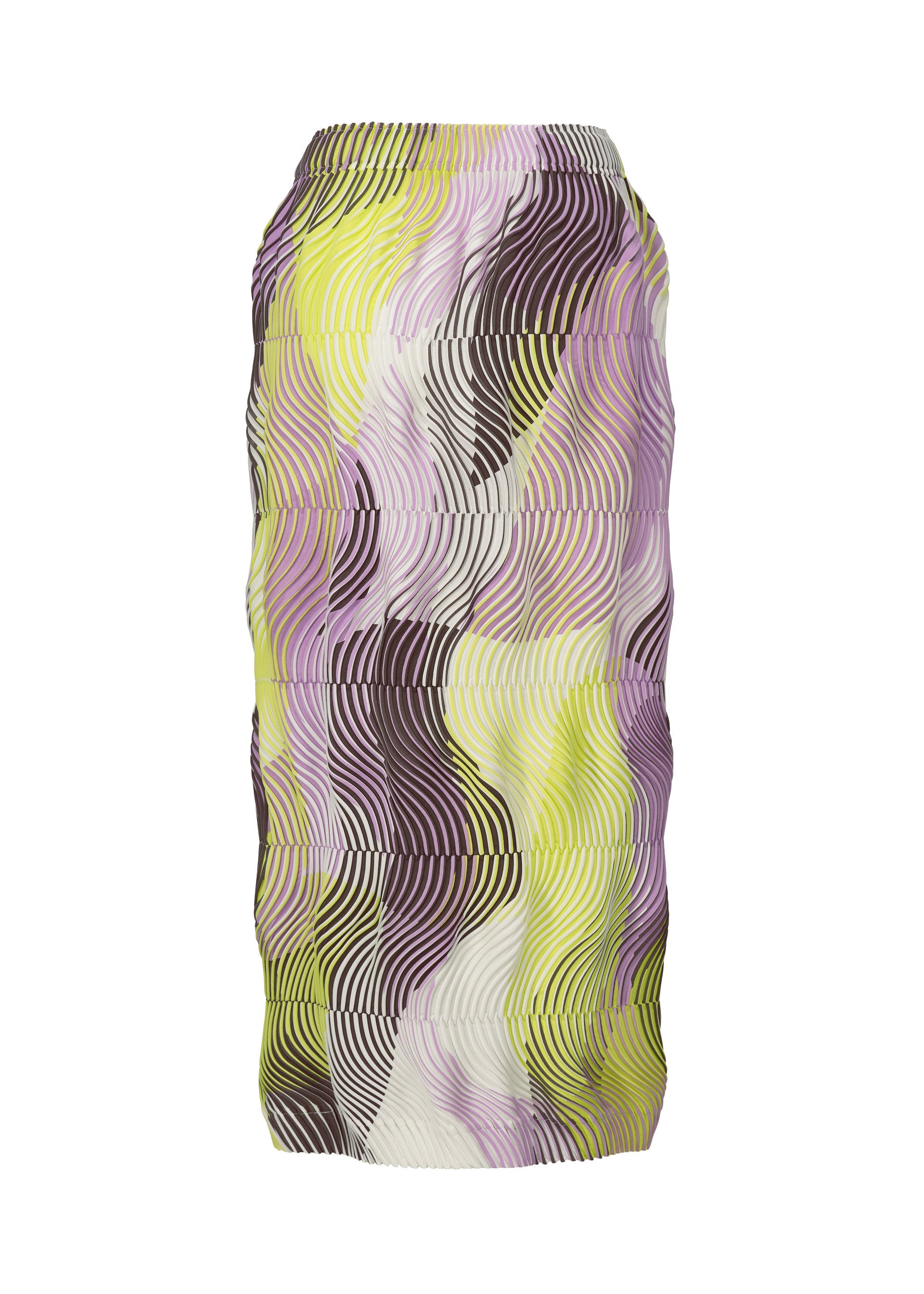TYPE-P 001 Skirt Purple x Light Yellow