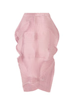 A detail shot of the A-POC ABLE ISSEY MIYAKE TYPE O 003 skirt.