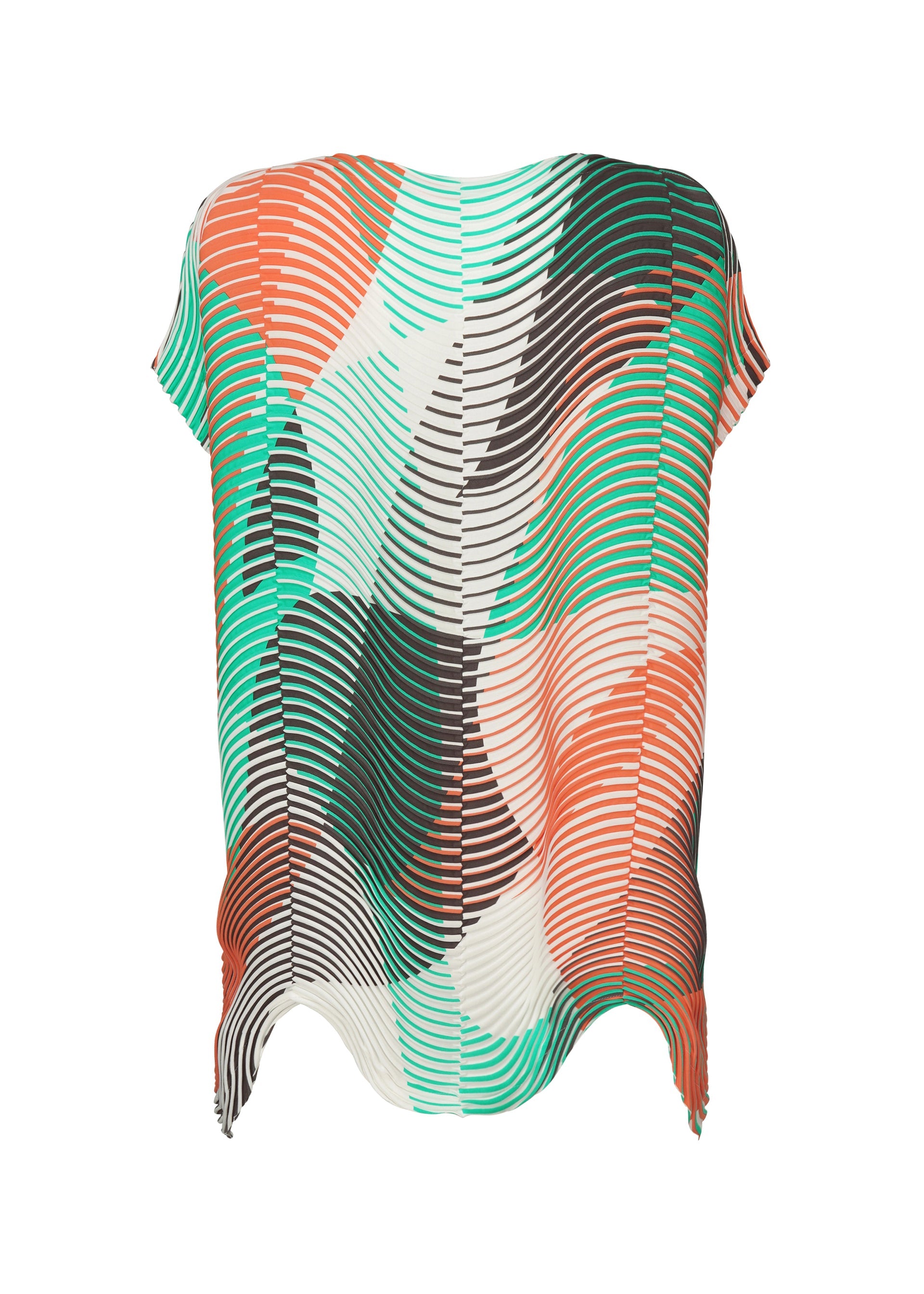 A detail shot of the A-POC ABLE ISSEY MIYAKE TYPE P 001 top.