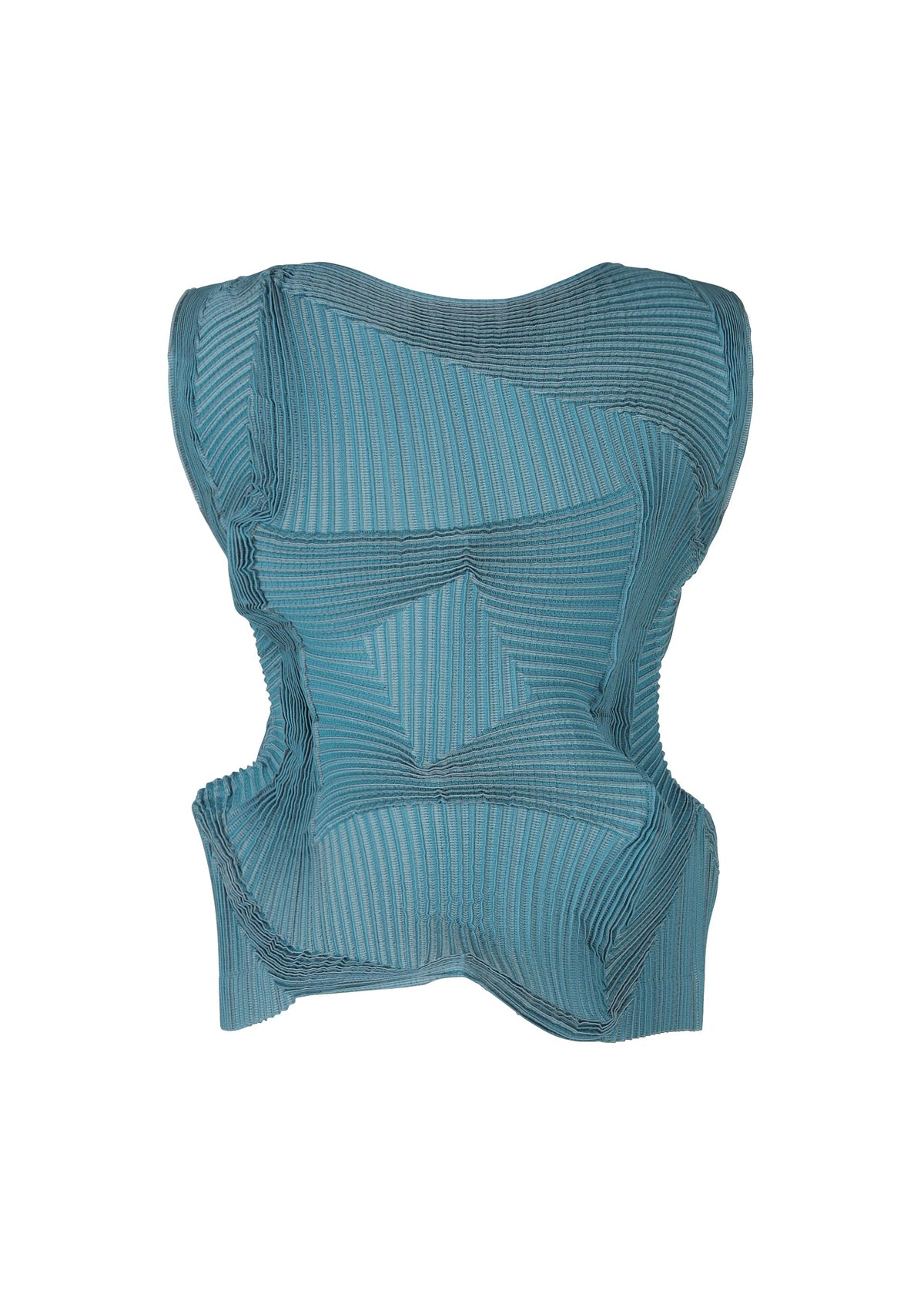 A detail shot of the A-POC ABLE ISSEY MIYAKE TYPE O 003 shirt.