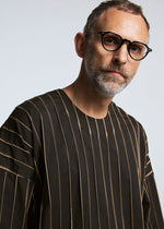 A model wears the A-POC ABLE ISSEY MIYAKE TYPE W 007 1 shirt.
