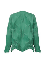 A detail shot of the A-POC ABLE ISSEY MIYAKE TYPE O 010 cardigan.