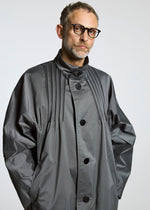 A model wears the A-POC ABLE ISSEY MIYAKE TYPE S 001 1 coat.