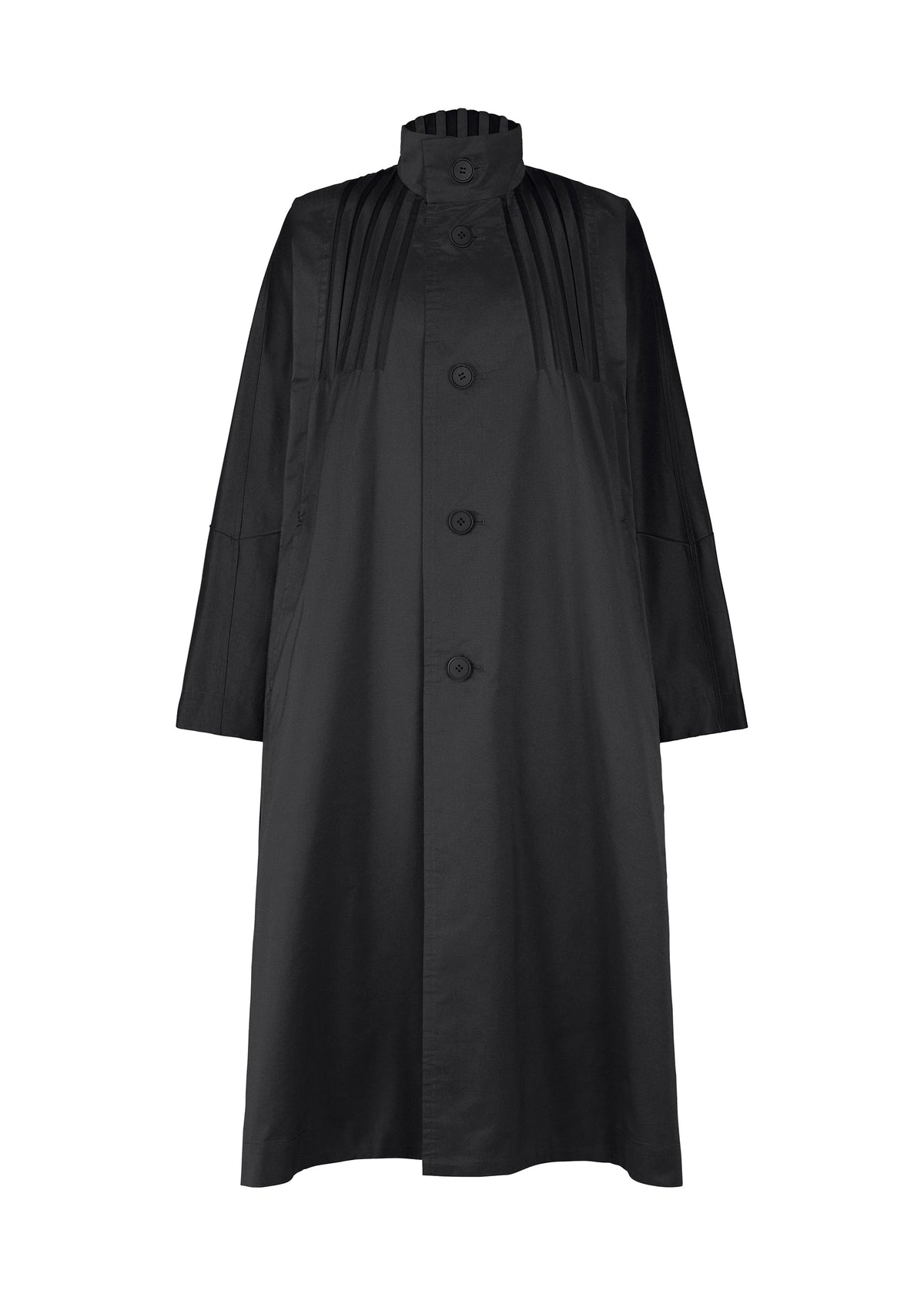 A product shot of the A-POC ABLE ISSEY MIYAKE TYPE S 001 1 coat in black (15).