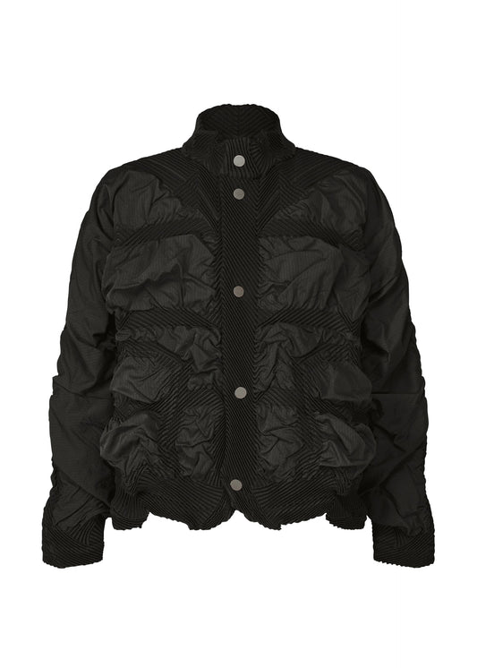 A product shot of the A-POC ABLE ISSEY MIYAKE TYPE O 021 jacket in black (15).