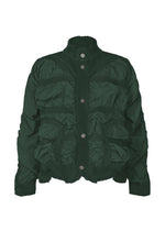 A product shot of the A-POC ABLE ISSEY MIYAKE TYPE O 021 jacket in khaki (65).
