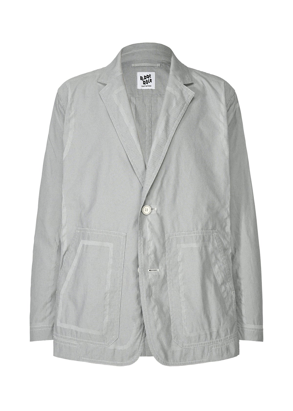 A product shot of the A-POC ABLE ISSEY MIYAKE TYPE U 001 jacket in light blue (71).