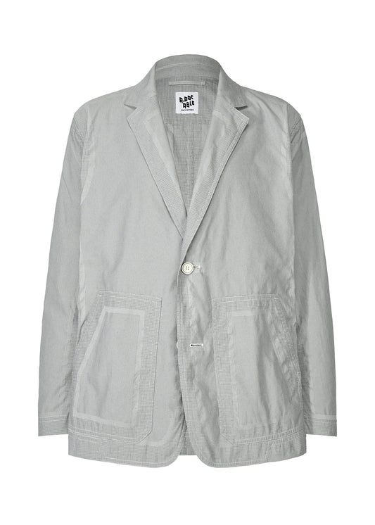 A product shot of the A-POC ABLE ISSEY MIYAKE TYPE U 001 jacket in light blue (71).