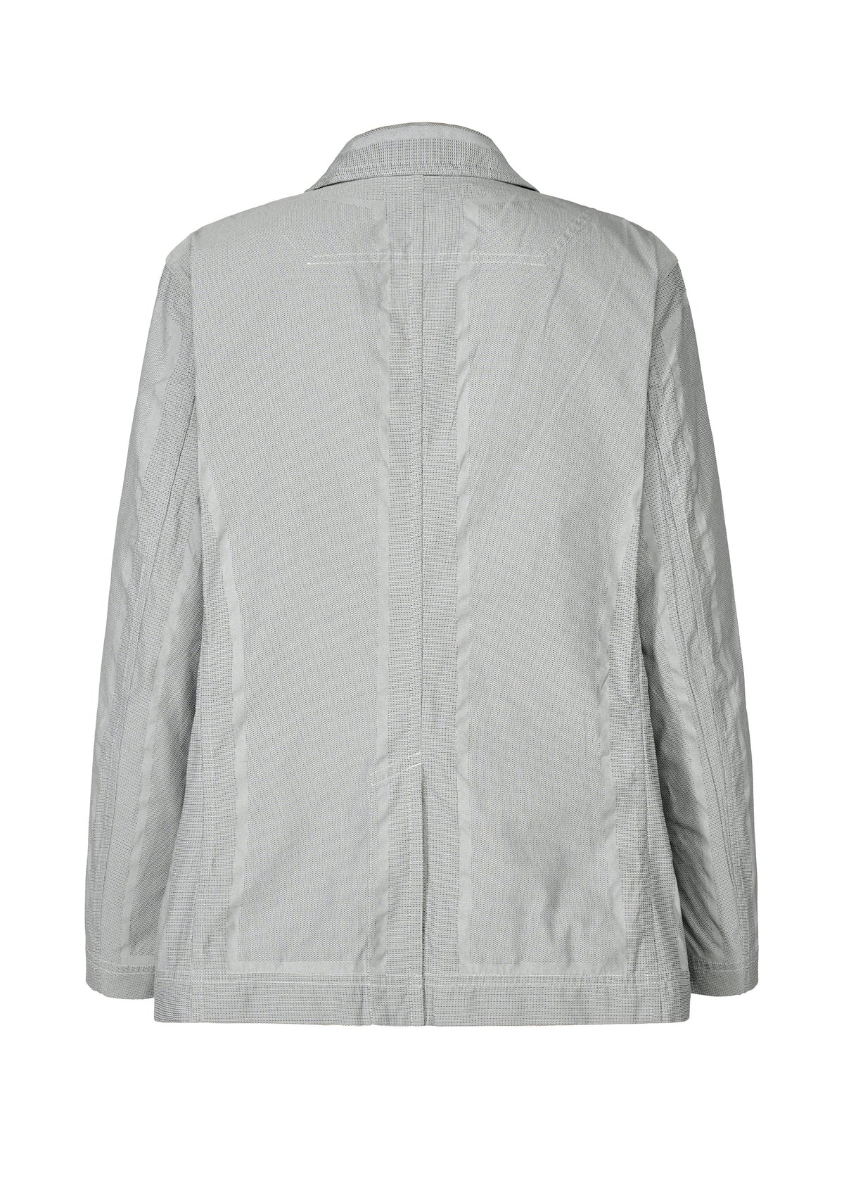 A detail shot of the A-POC ABLE ISSEY MIYAKE TYPE U 001 jacket.
