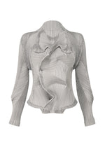 A product shot of the A-POC ABLE ISSEY MIYAKE TYPE O 003 jacket in grey-hued (16).