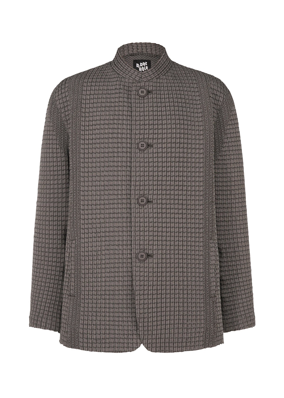 A product shot of the A-POC ABLE ISSEY MIYAKE TYPE O 014 clothing in greyish brown (45).