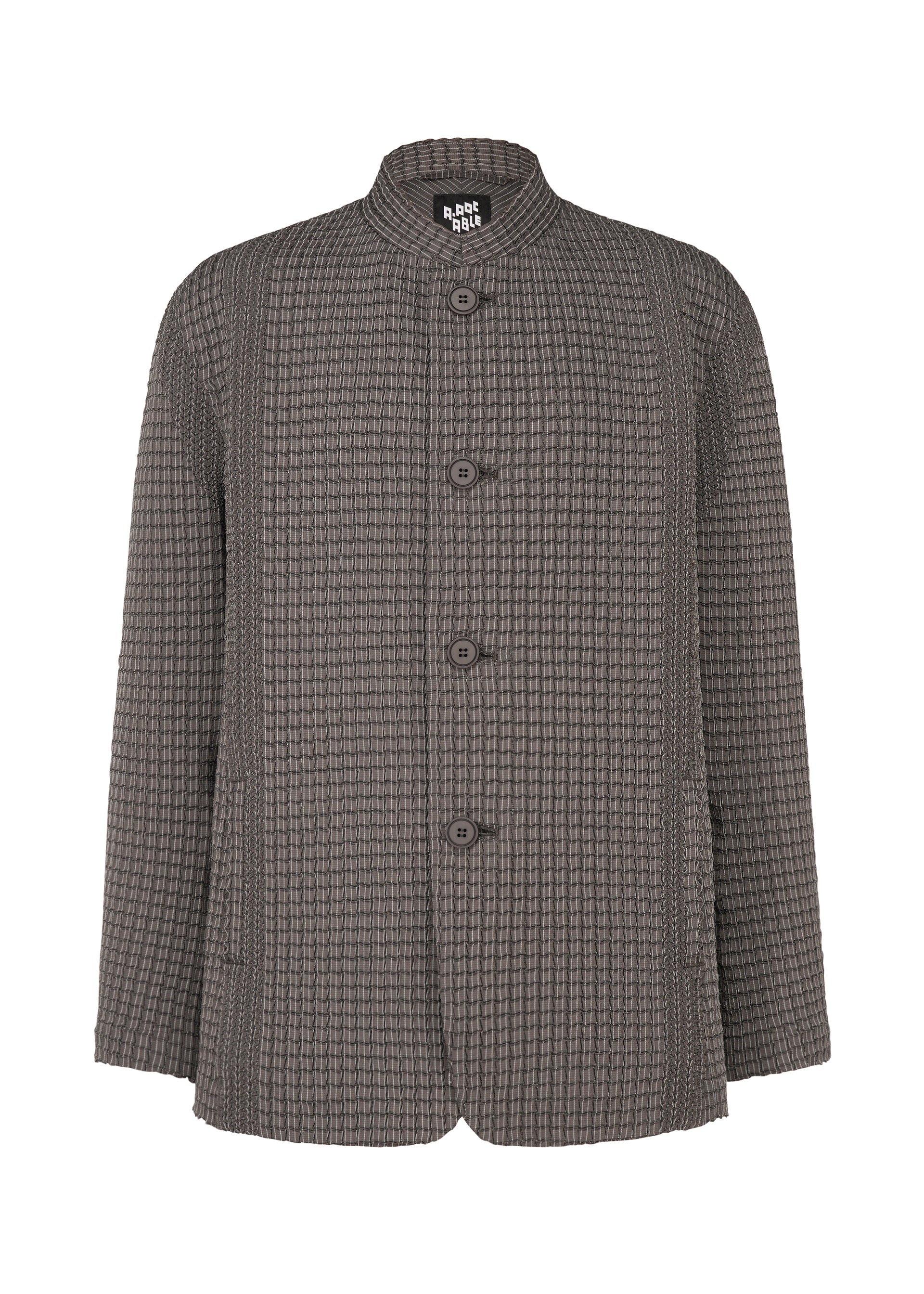 A product shot of the A-POC ABLE ISSEY MIYAKE TYPE O 014 clothing in greyish brown (45).