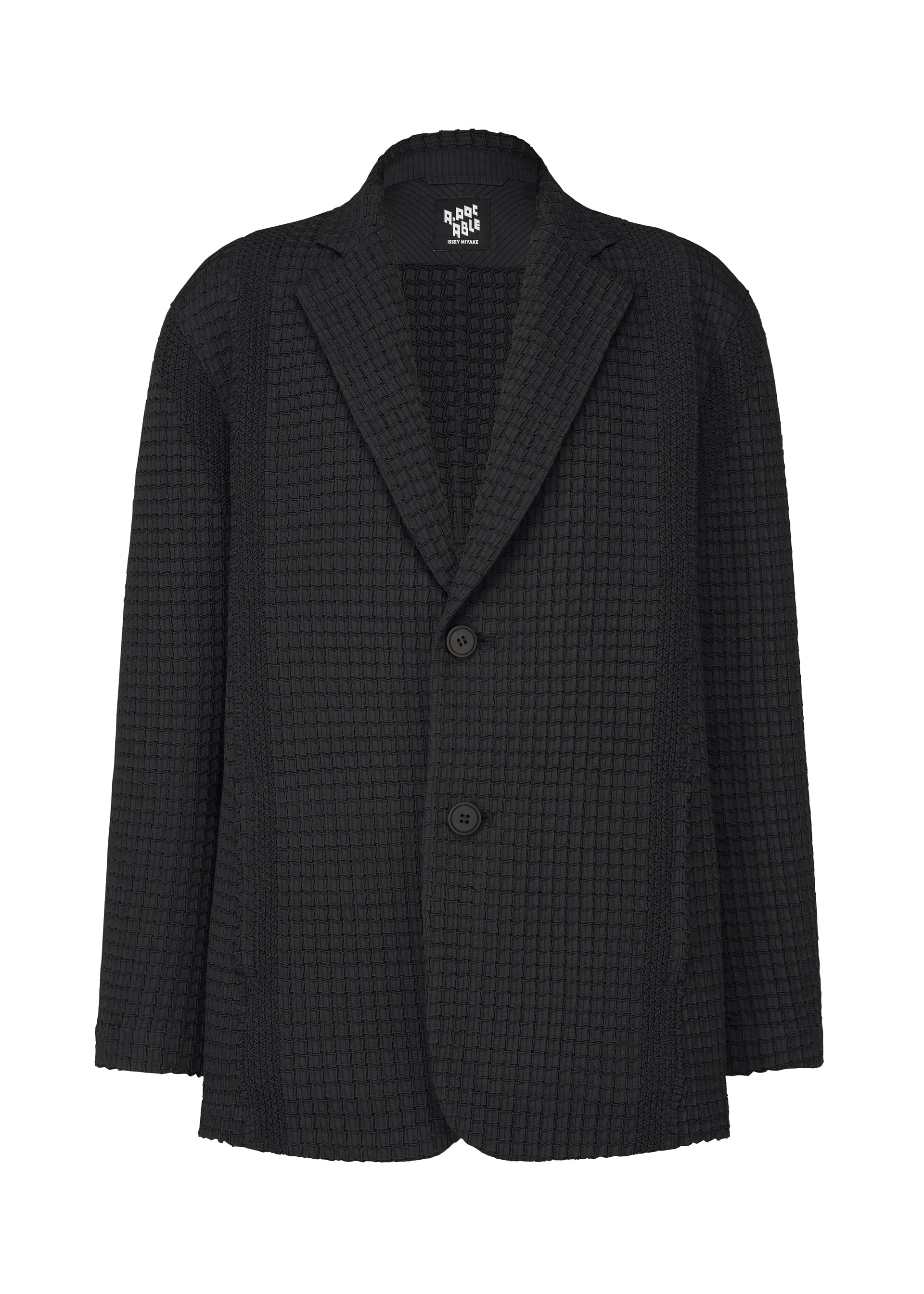 A product shot of the A-POC ABLE ISSEY MIYAKE TYPE O 014 clothing in black (15).