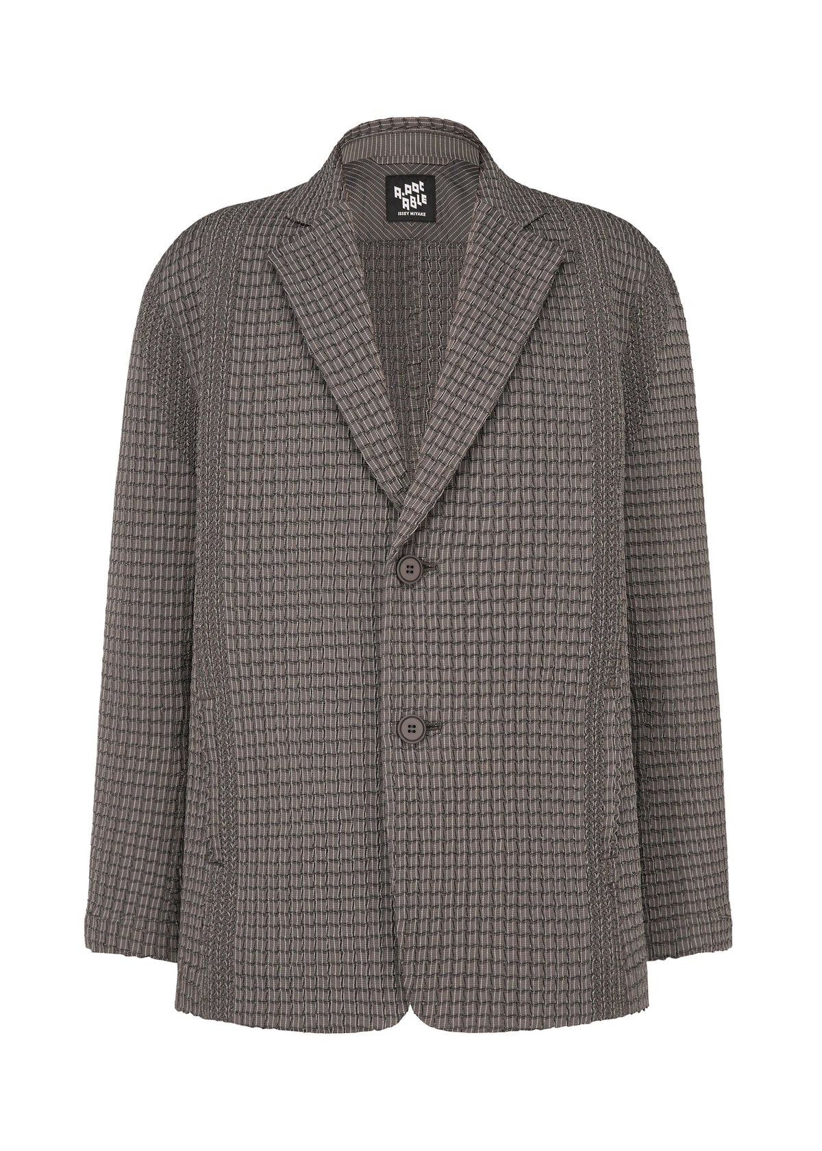 A product shot of the A-POC ABLE ISSEY MIYAKE TYPE O 014 clothing in greyish brown (45).