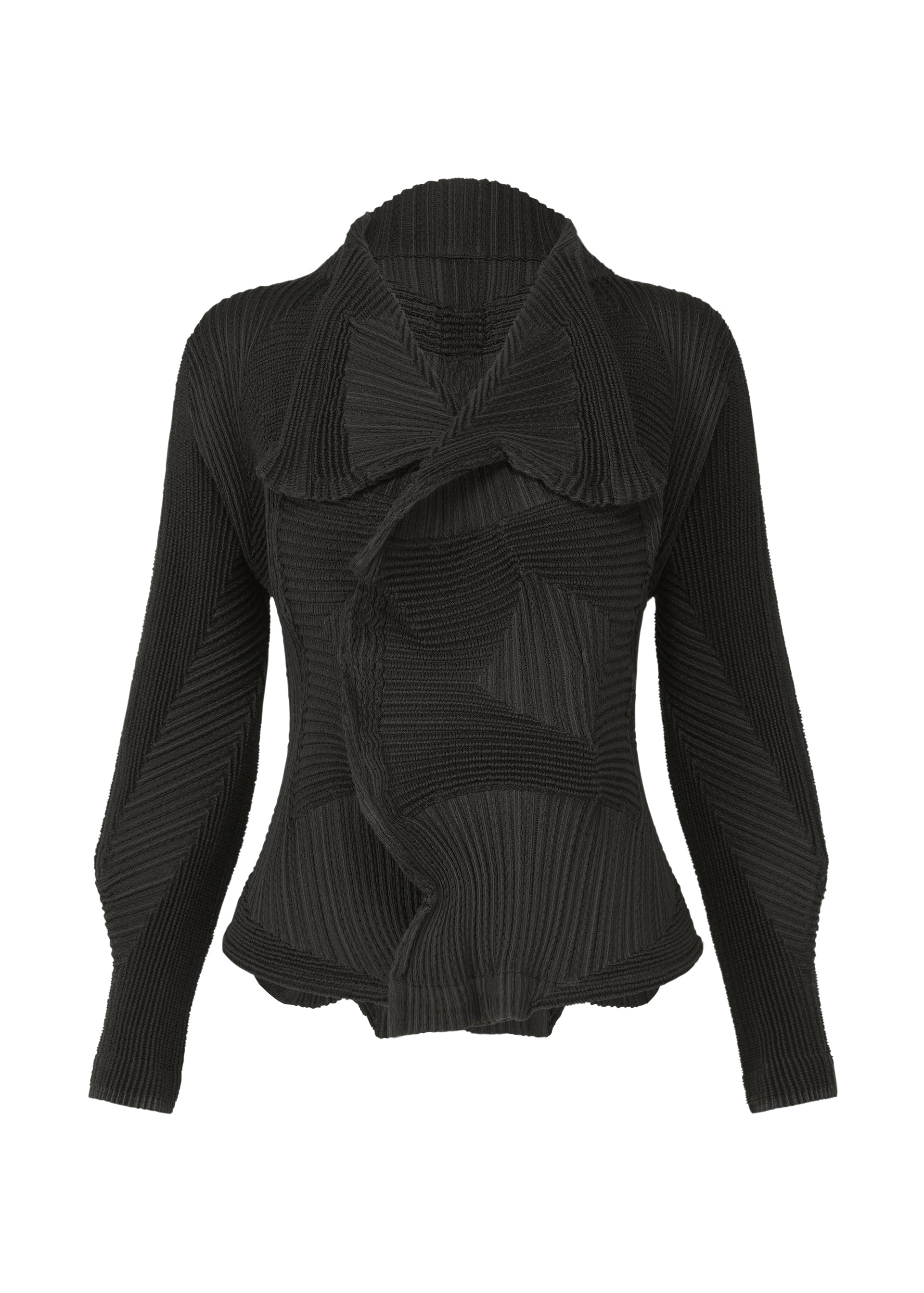 A product shot of the A-POC ABLE ISSEY MIYAKE TYPE O 020 jacket in black (15).