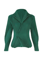 A product shot of the A-POC ABLE ISSEY MIYAKE TYPE O 007 jacket in green (62).