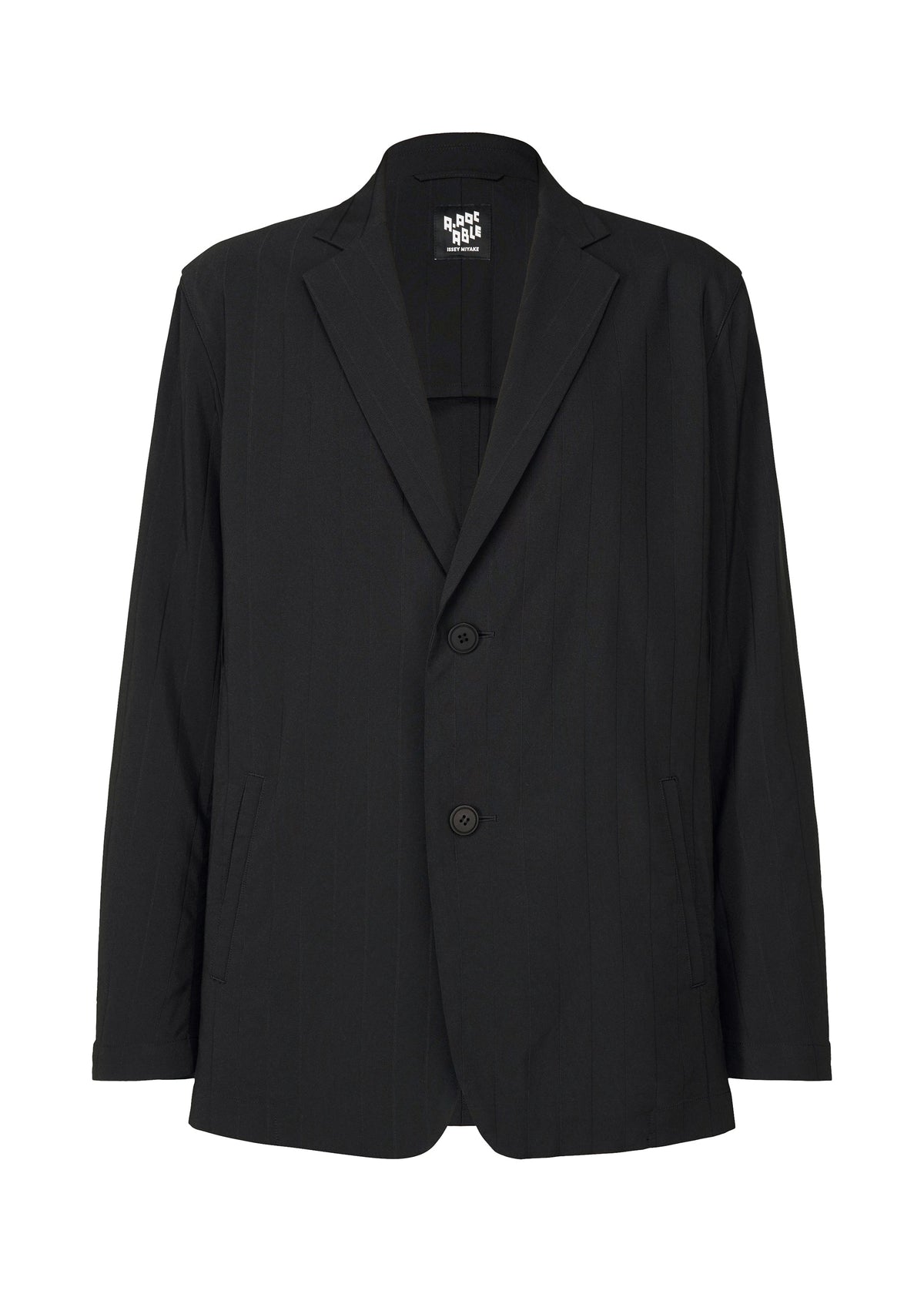 A product shot of the A-POC ABLE ISSEY MIYAKE TYPE I 007 jacket in black (15).
