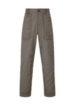 A product shot of the A-POC ABLE ISSEY MIYAKE TYPE U 001 trousers in brown (44).