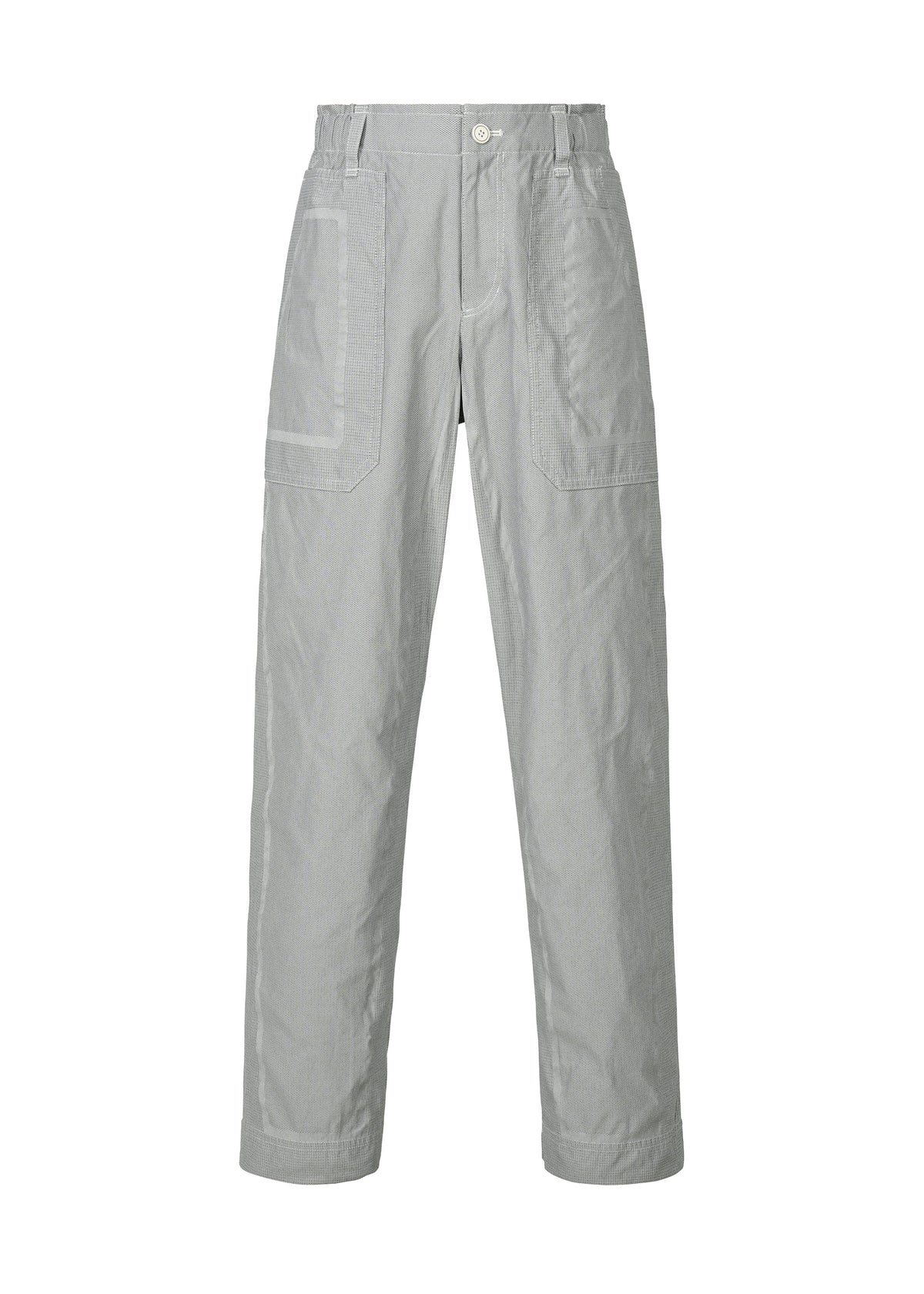 A product shot of the A-POC ABLE ISSEY MIYAKE TYPE U 001 trousers in light blue (71).