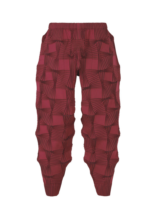 A product shot of the A-POC ABLE ISSEY MIYAKE TYPE O 018 clothing in rose red (25).