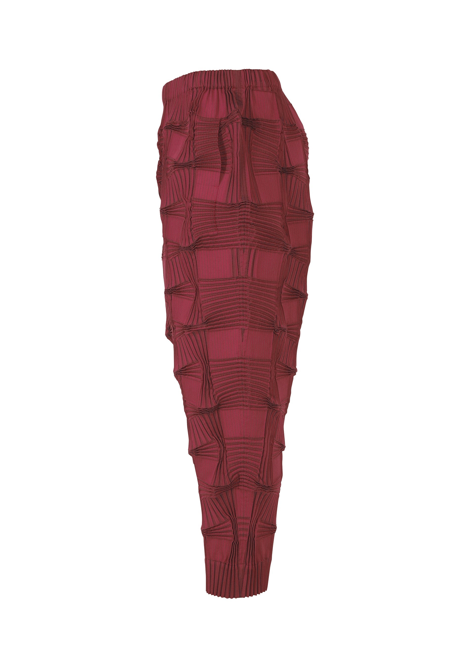A detail shot of the A-POC ABLE ISSEY MIYAKE TYPE O 018 clothing.