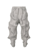A product shot of the A-POC ABLE ISSEY MIYAKE TYPE O 003 trousers in grey-hued (16).