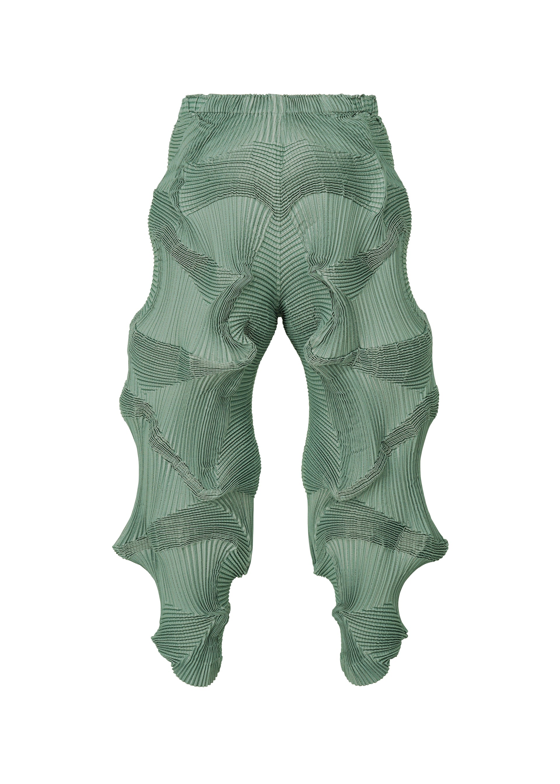 A detail shot of the A-POC ABLE ISSEY MIYAKE TYPE O 003 trousers.