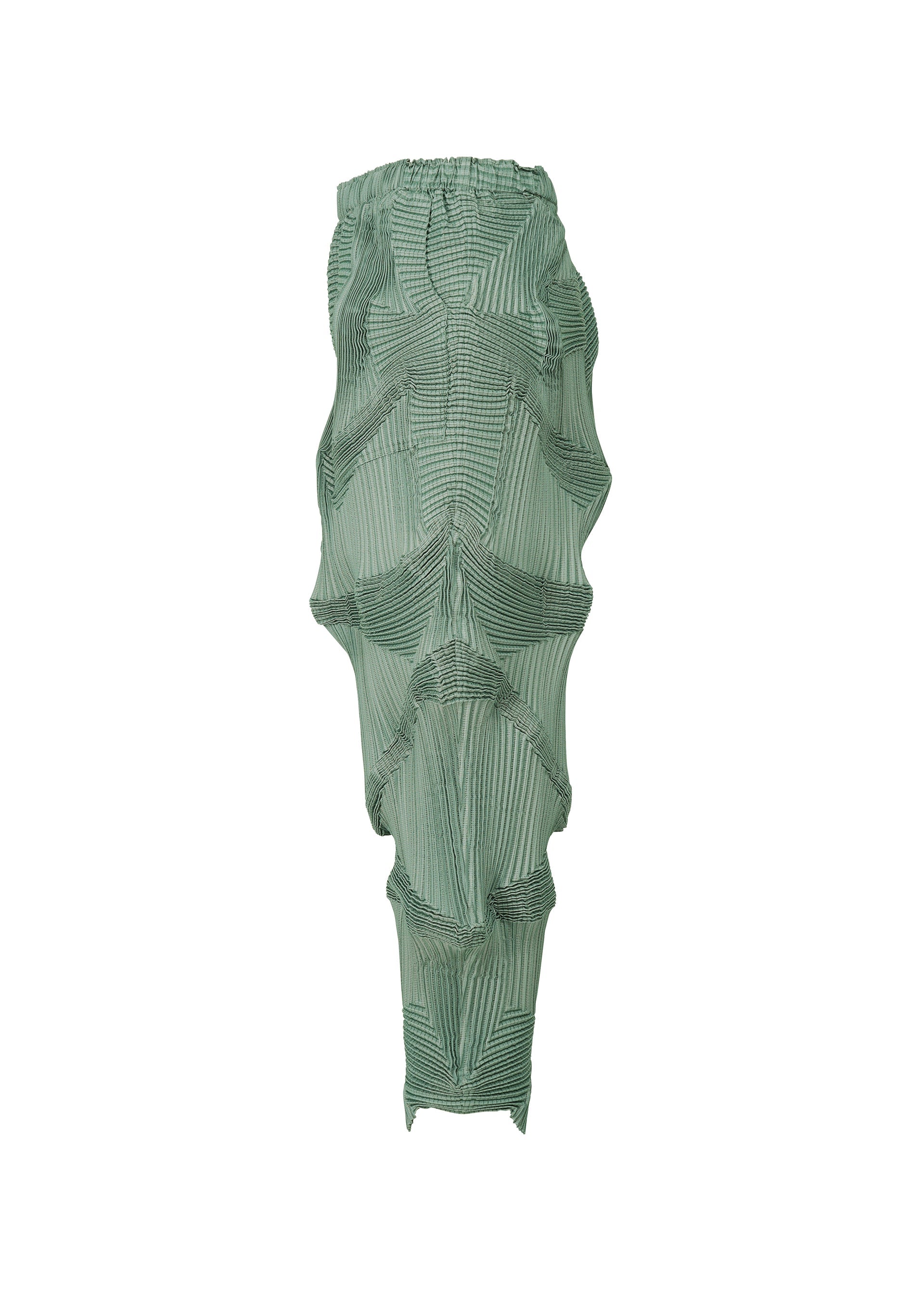 A detail shot of the A-POC ABLE ISSEY MIYAKE TYPE O 003 trousers.