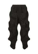 A product shot of the A-POC ABLE ISSEY MIYAKE TYPE O 020 trousers in black (15).