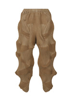 A product shot of the A-POC ABLE ISSEY MIYAKE TYPE O 020 trousers in beige (41).