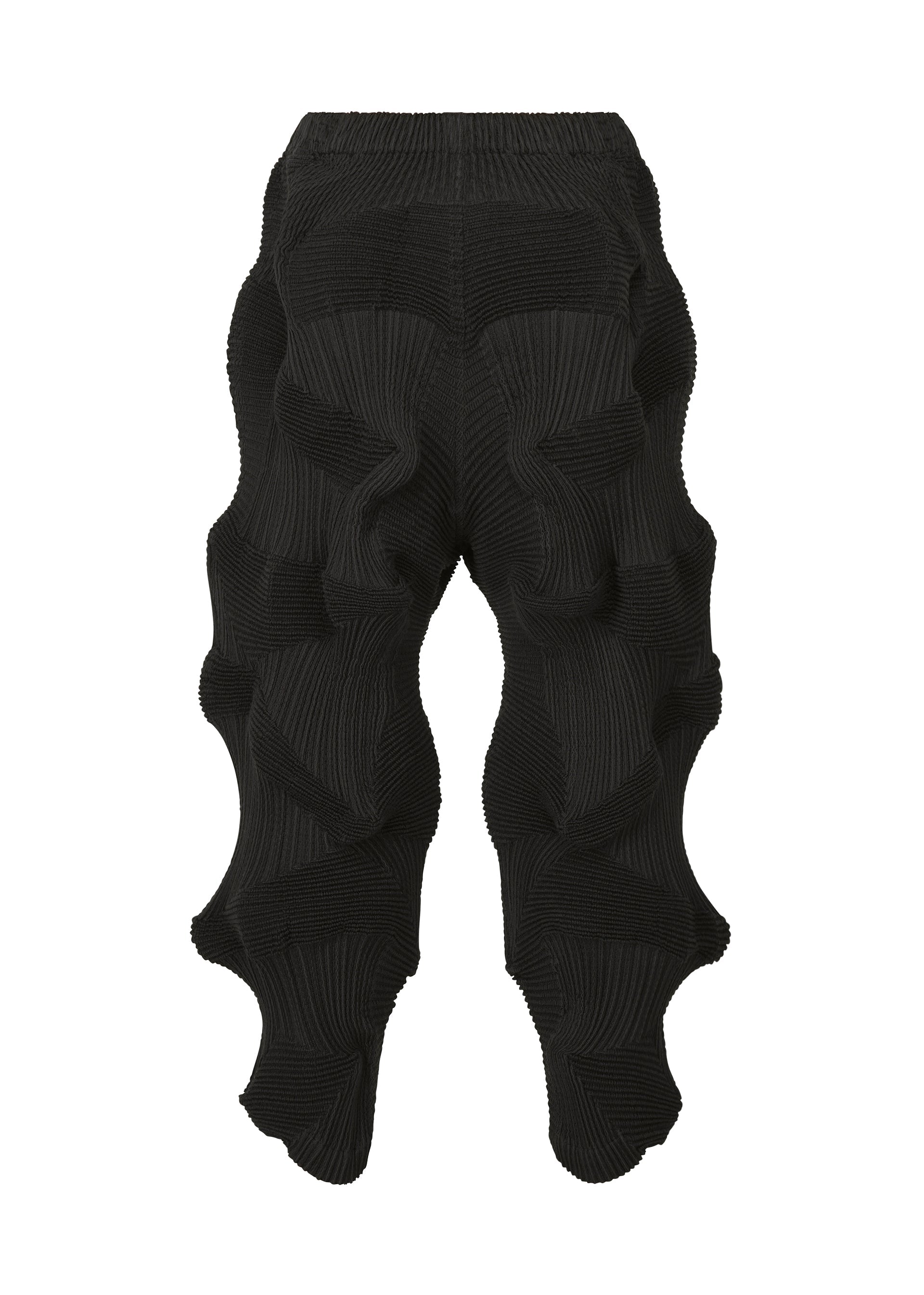 A detail shot of the A-POC ABLE ISSEY MIYAKE TYPE O 020 trousers.