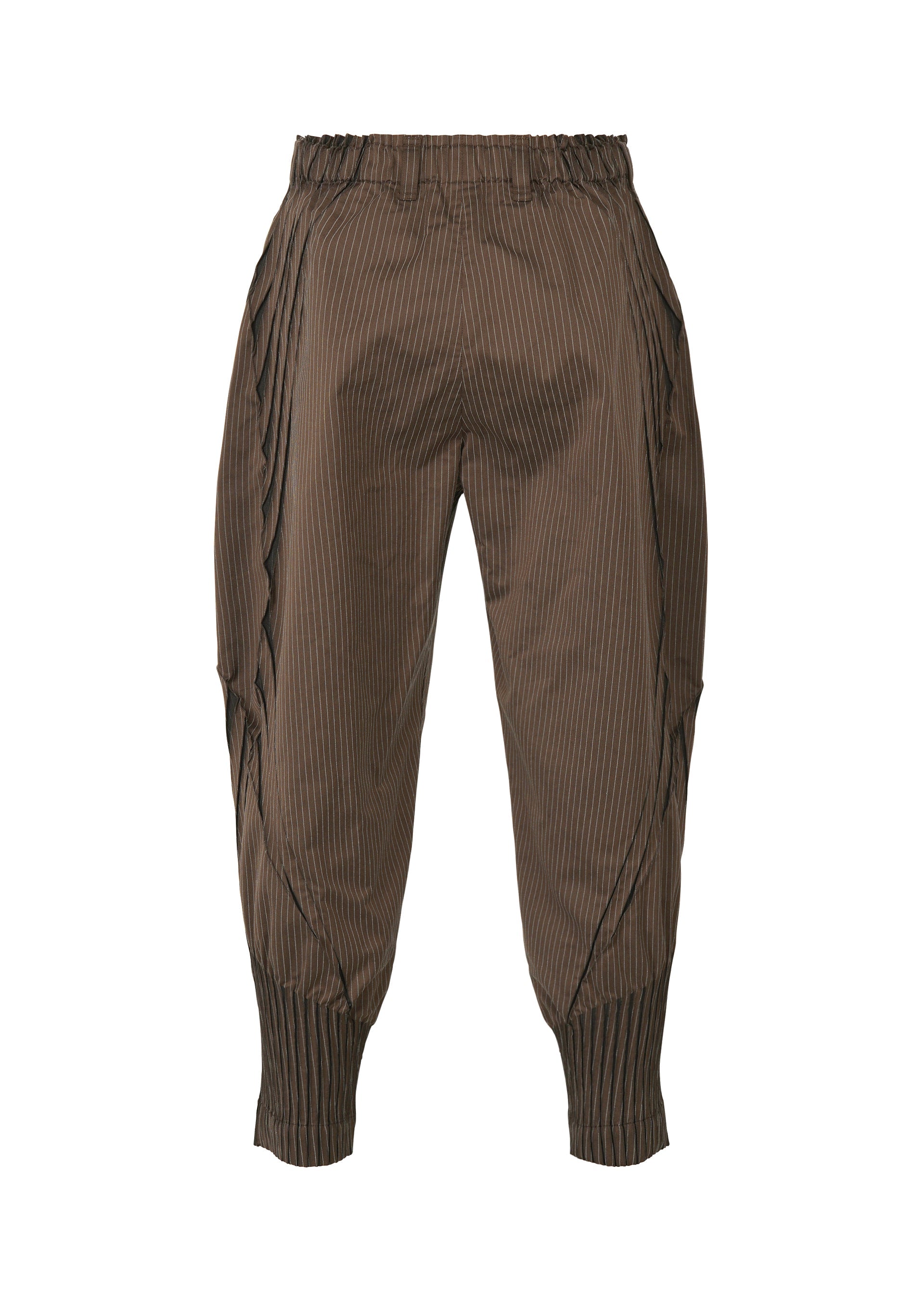 A detail shot of the A-POC ABLE ISSEY MIYAKE TYPE S 001 3 trousers.