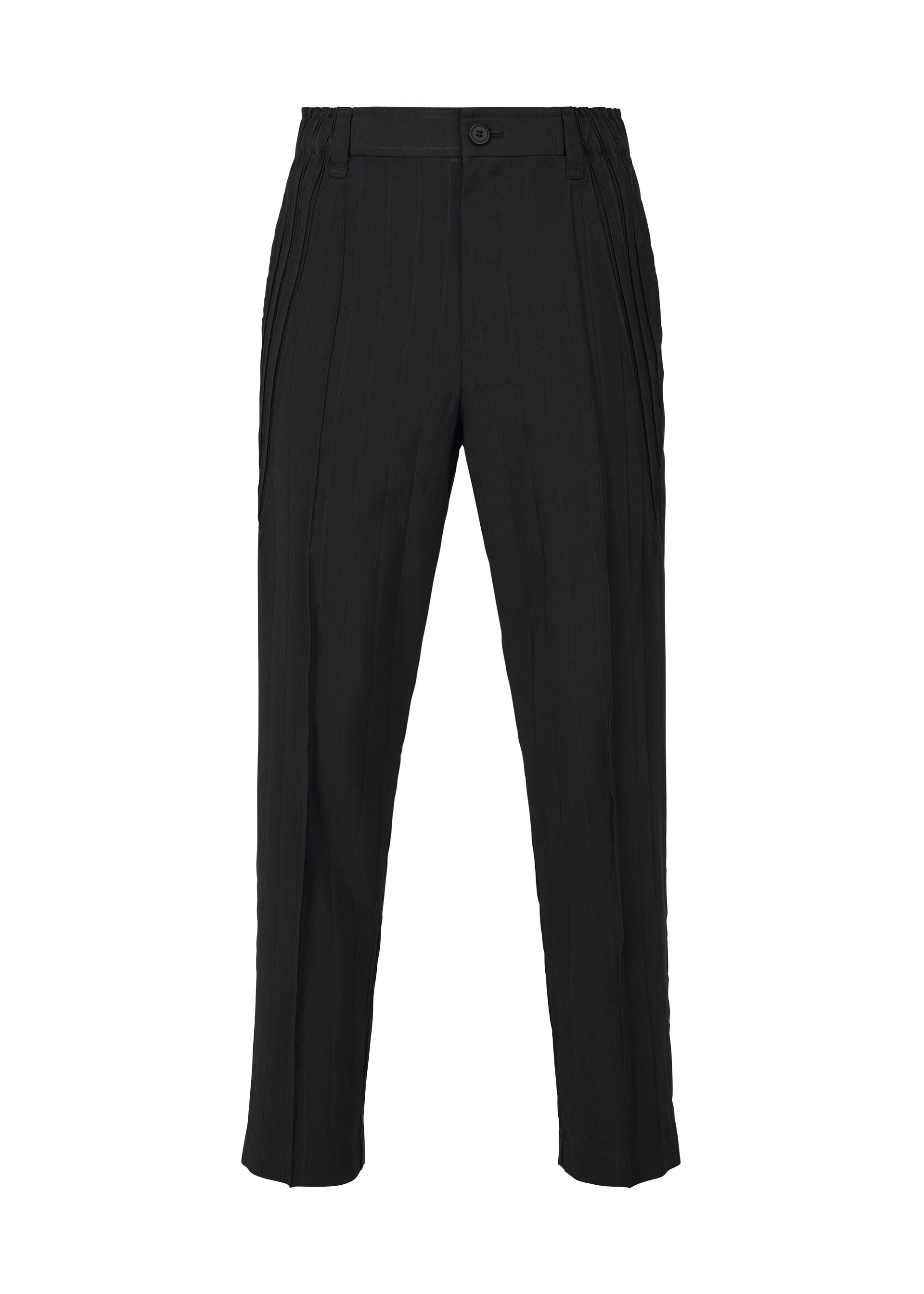 A product shot of the A-POC ABLE ISSEY MIYAKE TYPE I 007 trousers in black (15).