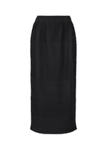 A product shot of the A-POC ABLE ISSEY MIYAKE TYPE P 004 skirt in black (15).