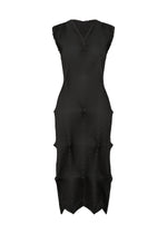 A product shot of the A-POC ABLE ISSEY MIYAKE TYPE O 007 dress in black (15).