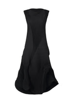 A product shot of the A-POC ABLE ISSEY MIYAKE TYPE I 008 dress in black (15).