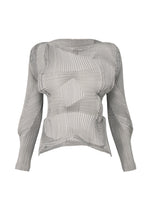 A product shot of the A-POC ABLE ISSEY MIYAKE TYPE O 003 shirt in grey-hued (16).
