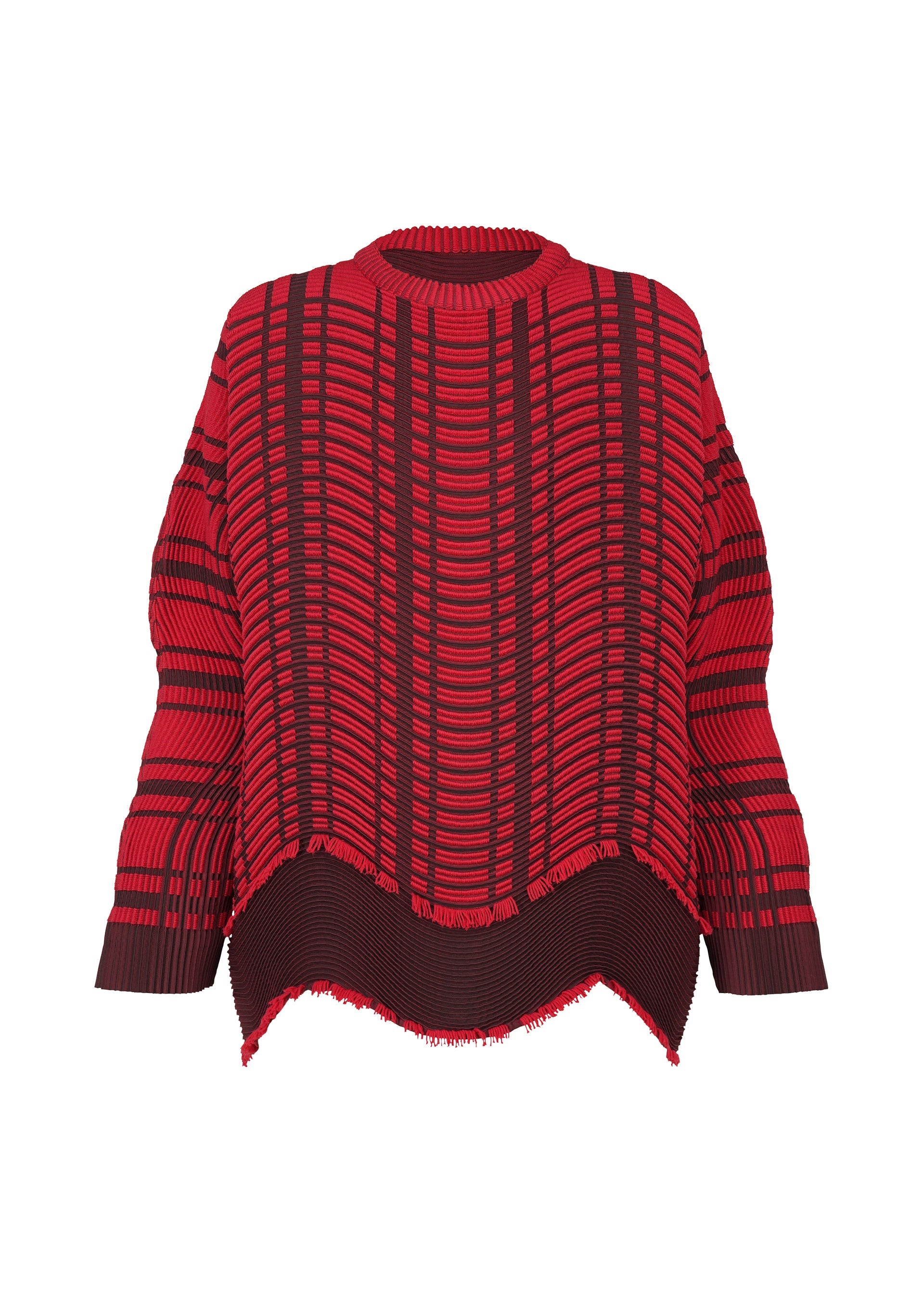 A product shot of the A-POC ABLE ISSEY MIYAKE TYPE W 010 clothing in red-hued (26).